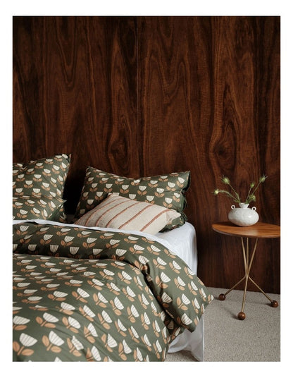 Elton Cotton Cushion 48x48cm in Ginger