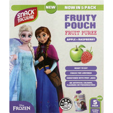 Snacktacular Fruit Pouch Apple & Raspberry Puree 90g x 5 pack