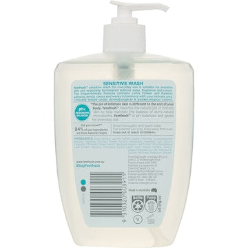 Femfresh Sensitive Wash 600mL