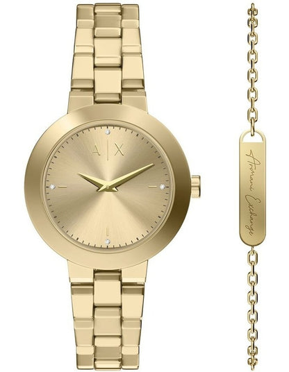 Analogue Watch AX7177SET in Gold