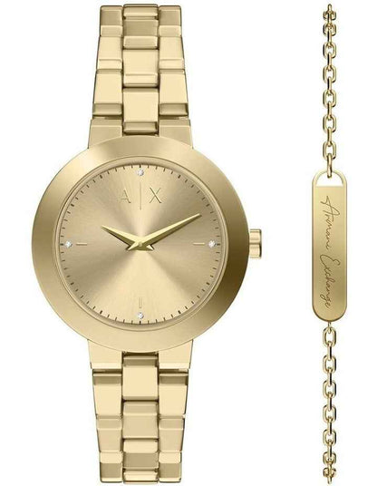Analogue Watch AX7177SET in Gold