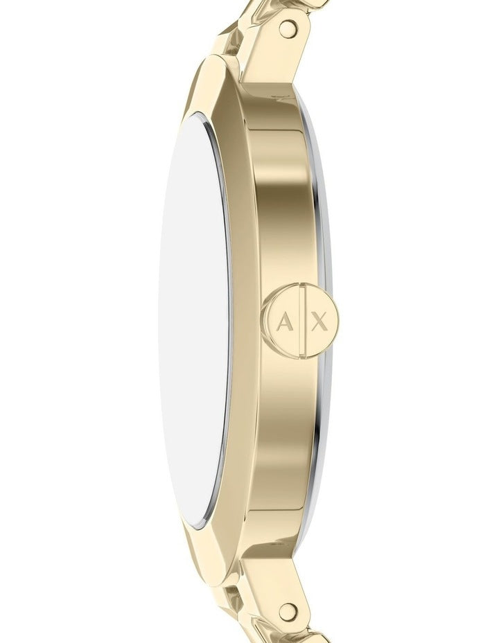 Analogue Watch AX7177SET in Gold