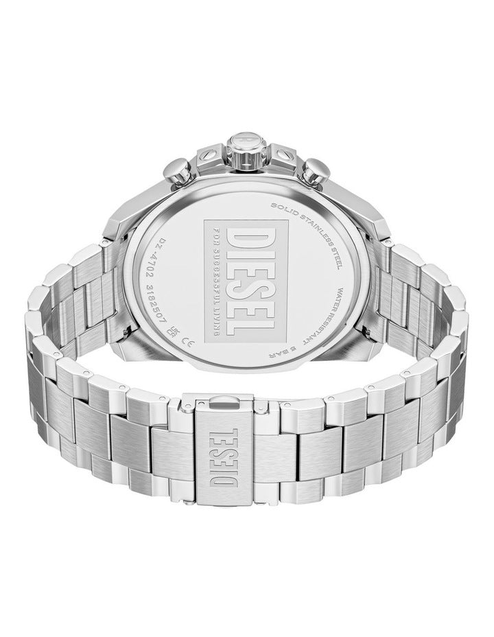 Mega Chief Slim Chronograph Watch DZ4702 in Silver