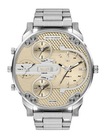 Mr. Daddy Slim Chronograph Watch DZ7495 in Silver