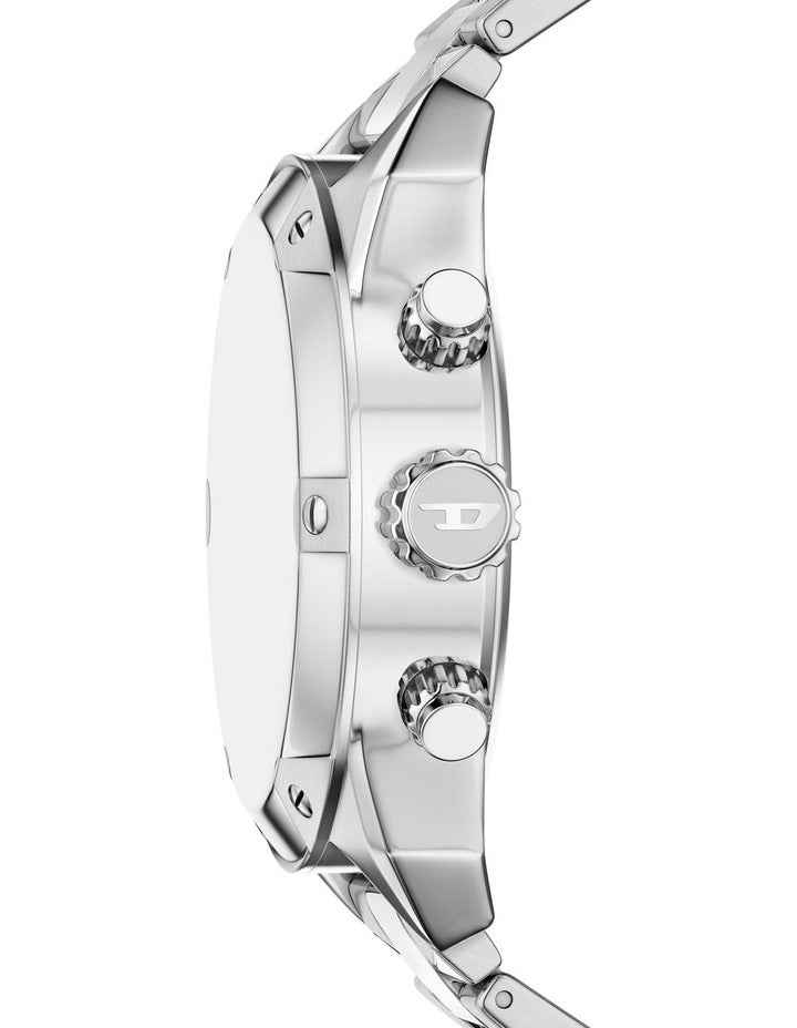 Spiked Chronograph Watch DZ4709 in Silver