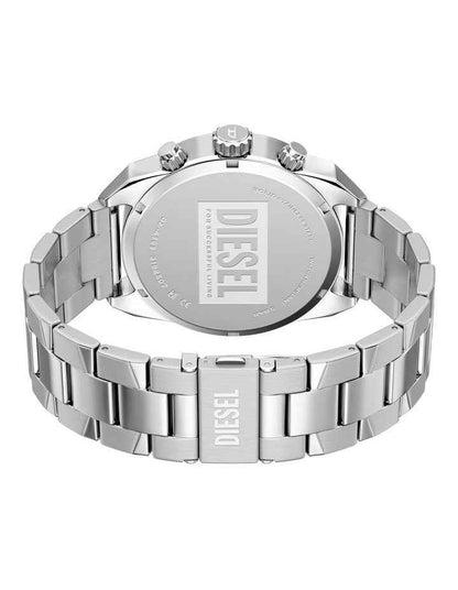 Spiked Chronograph Watch DZ4709 in Silver