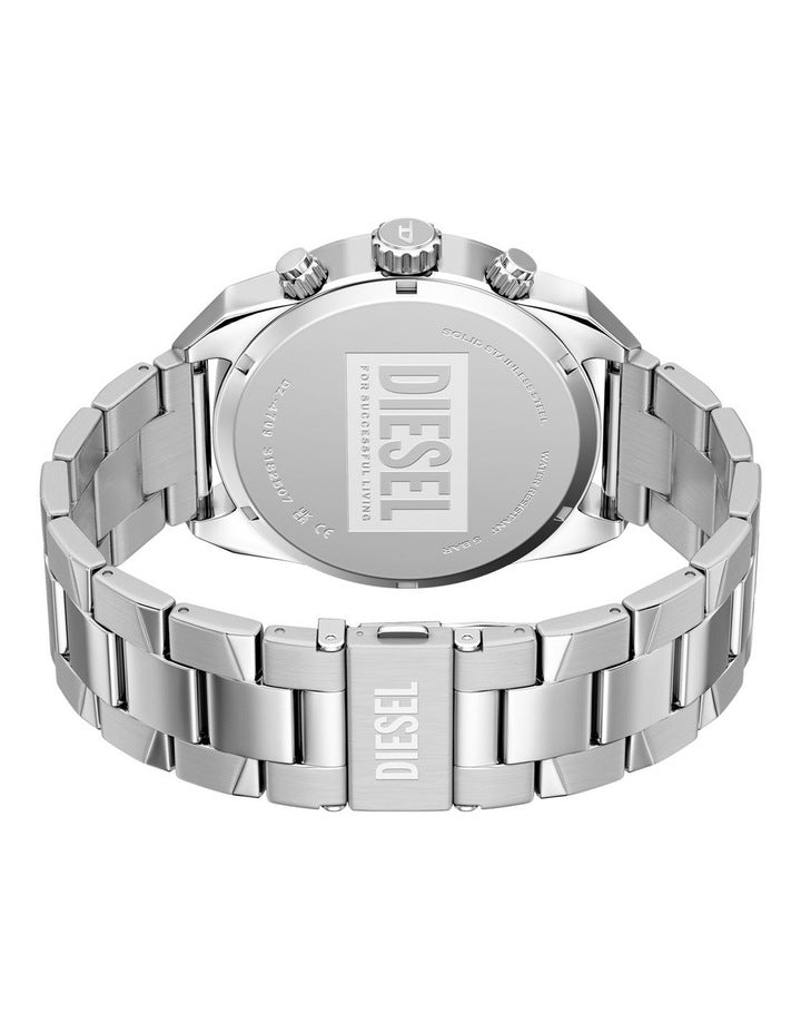Spiked Chronograph Watch DZ4709 in Silver