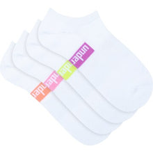 Underworks Ladies Sport No Show Socks Size 5-8 White 4 pack