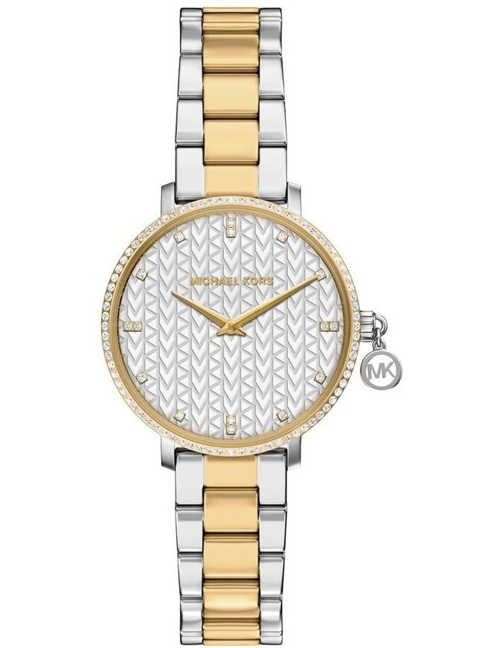 Pyper Analogue Watch MK7574 in Silver
