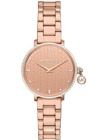Pyper Analogue Watch MK7573 in Rose Gold