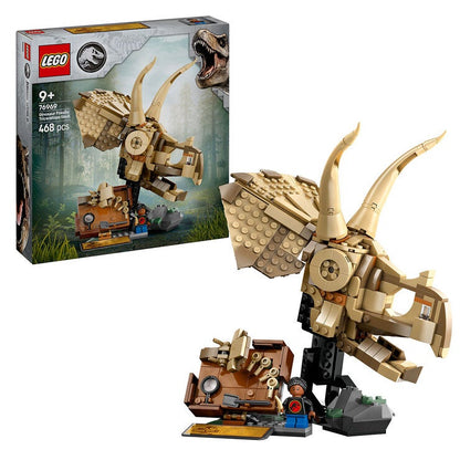 LEGO Jurassic World Dinosaur Fossils: Triceratops Skull Model Set 76969