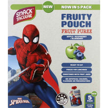 Snacktacular Fruit Pouch Apple, Raspberry & Blueberry Puree 90g x 5 pack