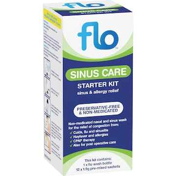 Flo Sinus Care Starter Kit With 12 Sachets and Bottle each