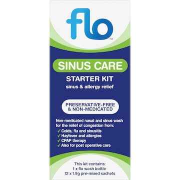 Flo Sinus Care Starter Kit With 12 Sachets and Bottle each