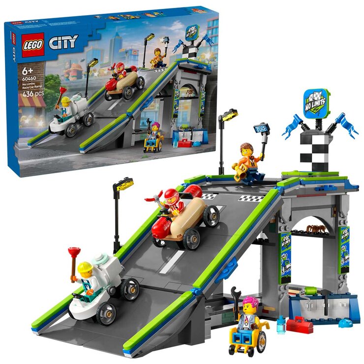LEGO City No Limits Race Car Ramp Track 6046