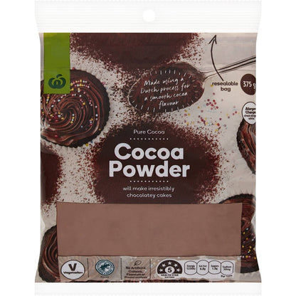 Woolworths Cocoa Powder 375g