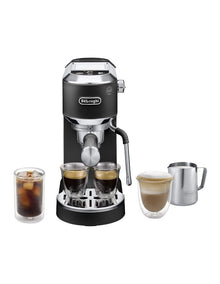 Dedica Duo With Cold Brew Manual Coffee Machine EC890BK in Black