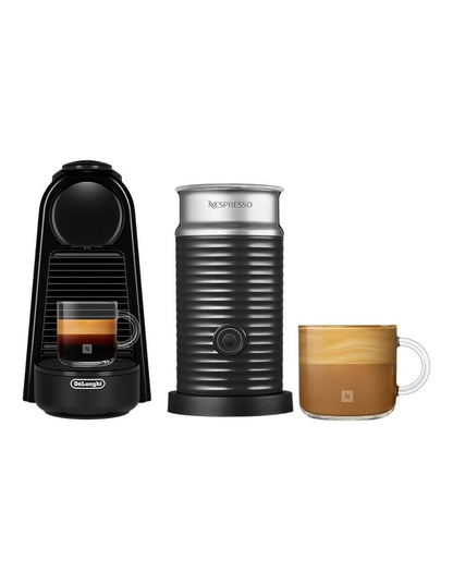 Essenza Mini Capsule Coffee Machine Bundle in Black EN85.BKMTAE
