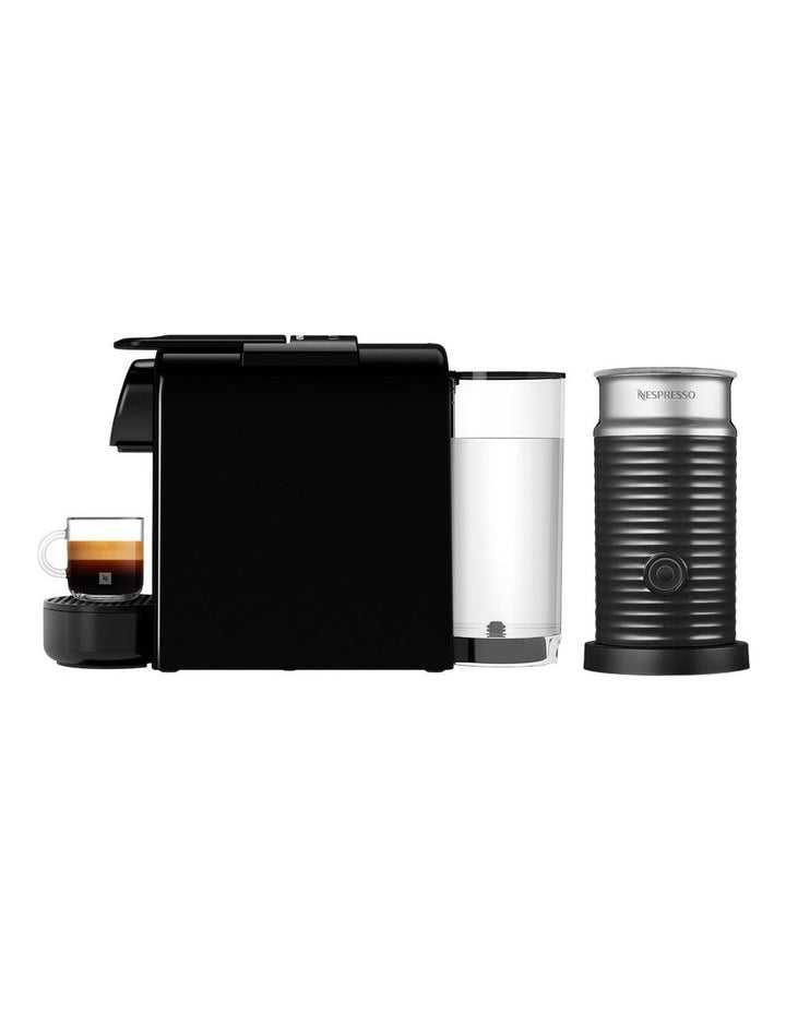 Essenza Mini Capsule Coffee Machine Bundle in Black EN85.BKMTAE