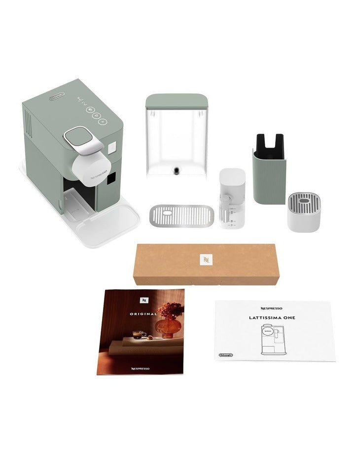 Lattissima One Capsule Coffee Machine in Sage Green