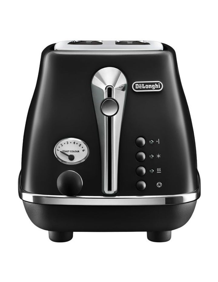 Icona Capitals 2 Slice Toaster (CTOC2003.BK) in Edinburgh Black