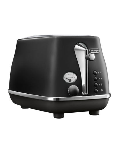 Icona Capitals 2 Slice Toaster (CTOC2003.BK) in Edinburgh Black
