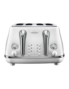 Icona Capitals 4 Slice Toaster (CTOC4003.IW) in Helsinki White
