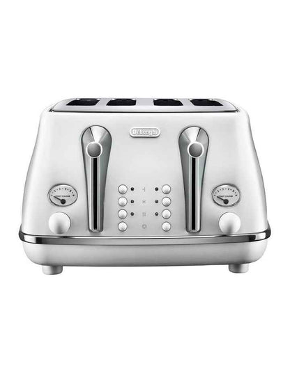 Icona Capitals 4 Slice Toaster (CTOC4003.IW) in Helsinki White