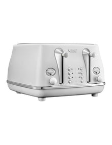 Icona Capitals 4 Slice Toaster (CTOC4003.IW) in Helsinki White