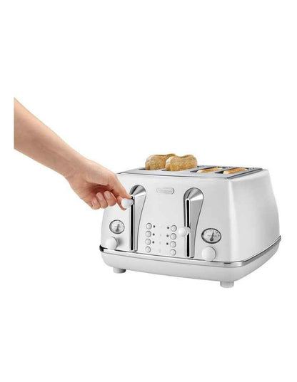 Icona Capitals 4 Slice Toaster (CTOC4003.IW) in Helsinki White