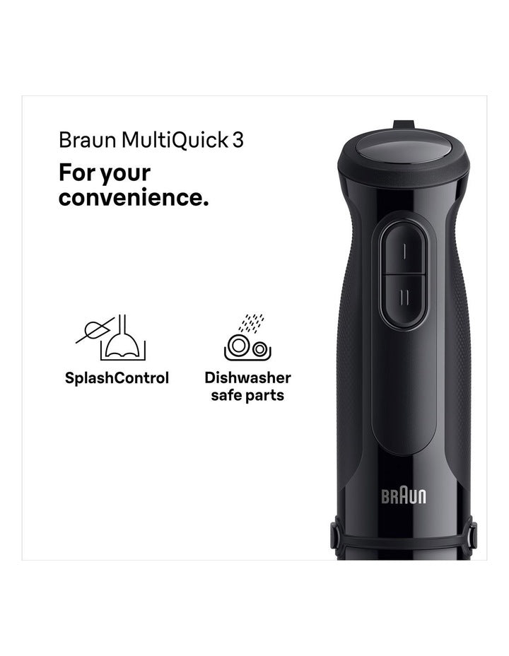 Multi Quick 3 Hand Blender MQ30202MBK in Black