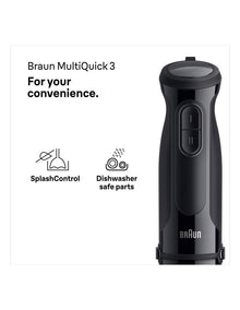 Multi Quick 3 Hand Blender MQ30202MBK in Black