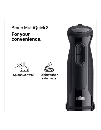 Multi Quick 3 Hand Blender MQ30202MBK in Black