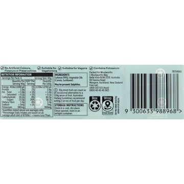 Woolworths Sultanas 6 pack