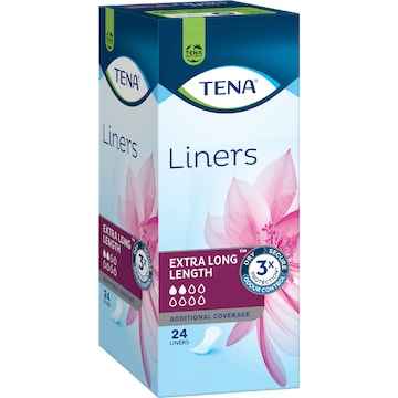 TENA Incontinence Liners Extra Long Length 24 pack