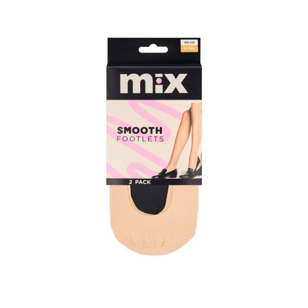 Smooth Footlet Natural
