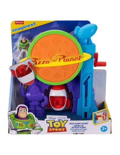 Imaginext Disney and Pixar Toy Story Pizza Planet Playset with Action Figure & Toy Rocket