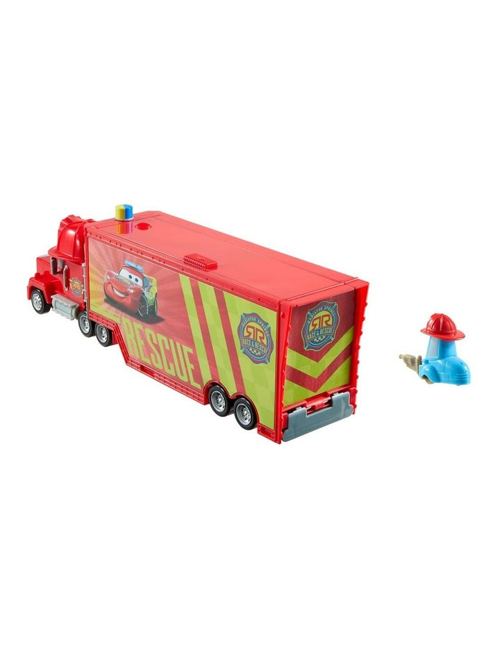 Disney and Pixar Cars Mack Mobile Rescue Repair Center, Large-Scale Truck Transforms into Playset