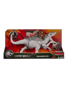 Jurassic World Ultimate Damage Indominus Rex Dinosaur Figure, Lights & Sounds & Attack