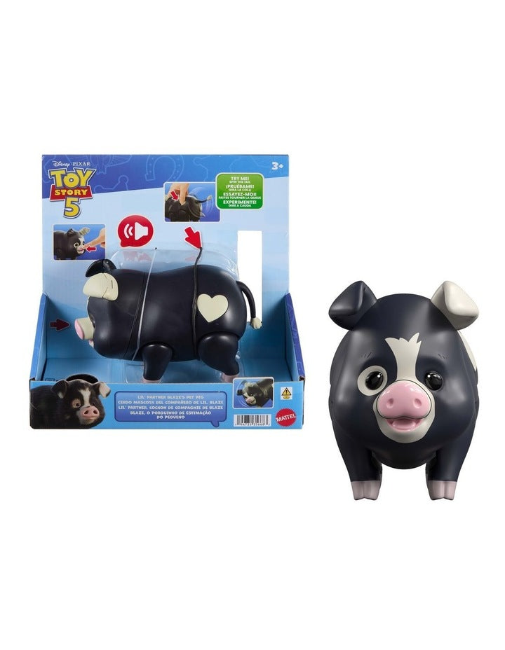 Toy Story 5 Lil Partner Blazes Pet Pig Feature Figure with Sounds