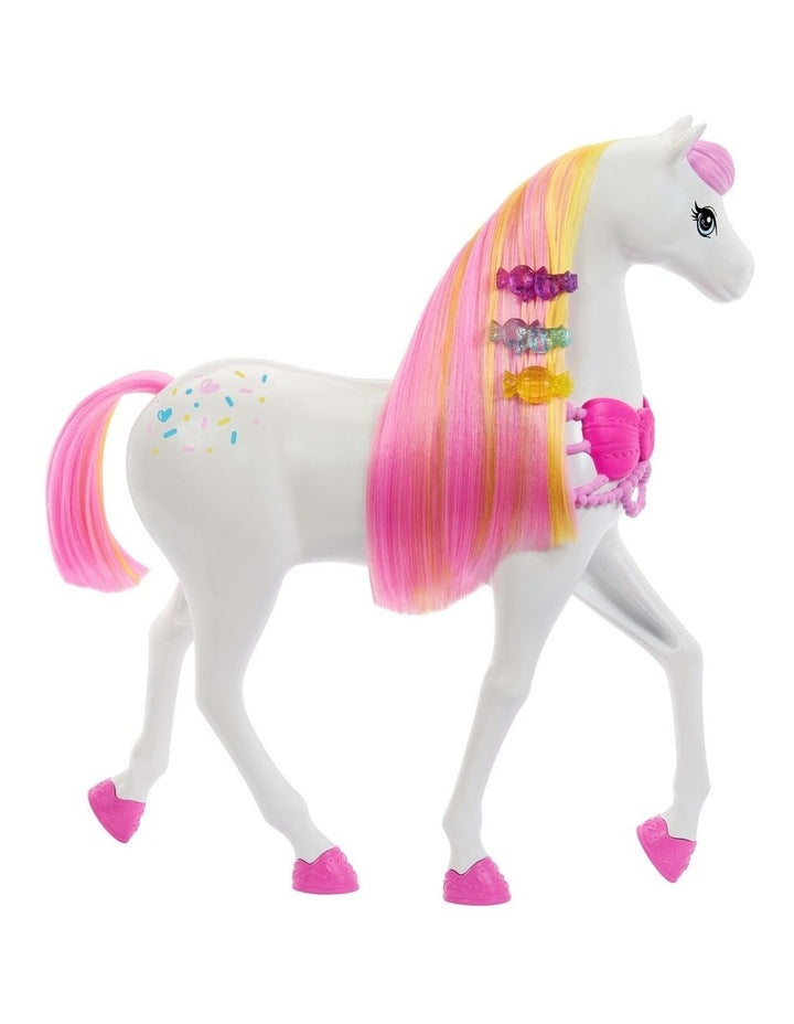 Barbie in the Nutcracker Land of Sweets Horse & Sled with Colorful Scented Hair and Candy-Scented Accessories