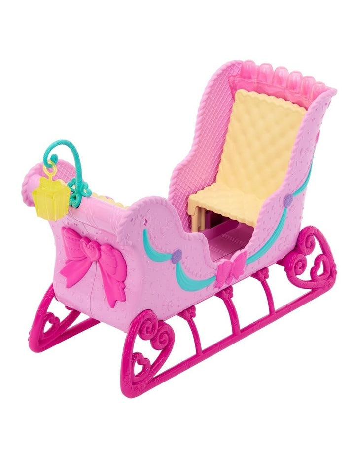 Barbie in the Nutcracker Land of Sweets Horse & Sled with Colorful Scented Hair and Candy-Scented Accessories