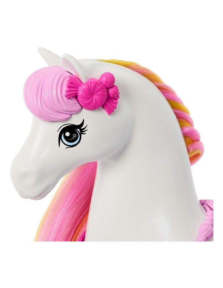 Barbie in the Nutcracker Land of Sweets Horse & Sled with Colorful Scented Hair and Candy-Scented Accessories