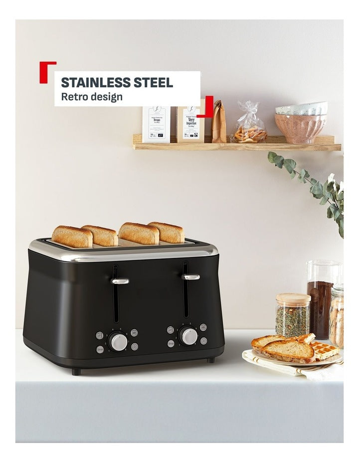 Collection 4 Slice Toaster in Black TF7208Z0