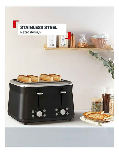 Collection 4 Slice Toaster in Black TF7208Z0