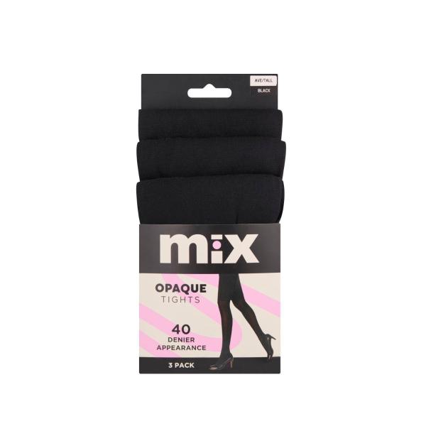 Opaque Tights 40 Denier Black Ave/Tall