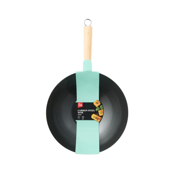 Carbon Steel Wok 30cm