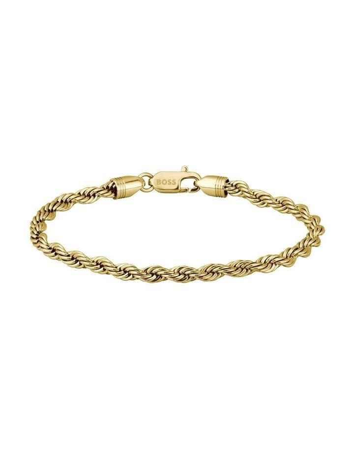 Thin Steel Chain Bracelet - Gold Plated