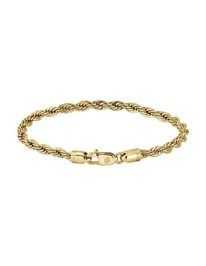Thin Steel Chain Bracelet - Gold Plated