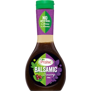 Praise Dressings Balsamic 330mL